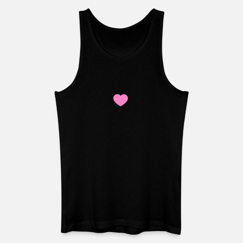 Liebe ist alles - Männer Bio Tank Top - Schwarz