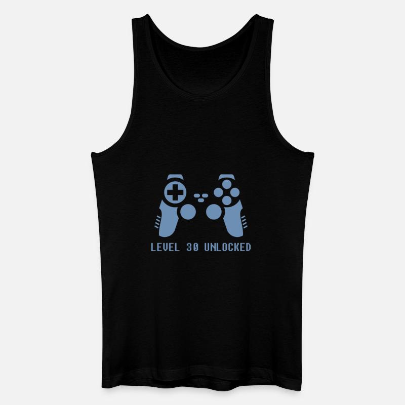 Level 30 unlocked - Männer Bio Tank Top - Schwarz