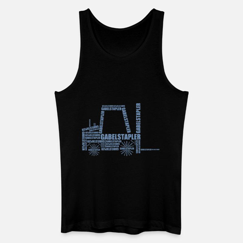 Staplerfahrer Geschenkideen - Männer Bio Tank Top - Schwarz