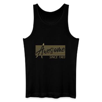 1983 Retro Geburtstag Sprüche - Männer Bio Tank Top - Schwarz - Vorne