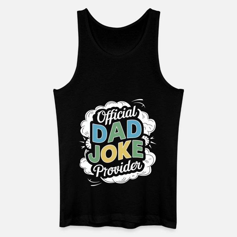 Offizieller Papa Witz Lieferant - Männer Bio Tank Top - Schwarz