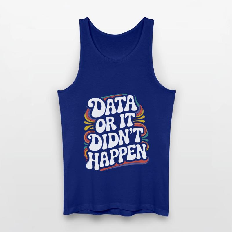 Data Analyst Data Scientist Data Engineer - Data Débardeur bio Homme