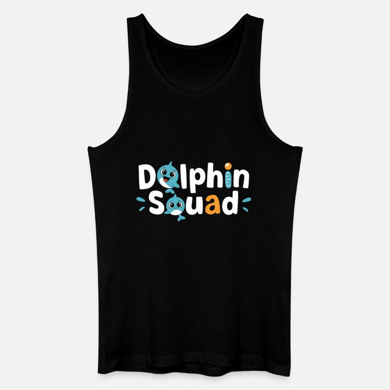 Dolphin Group Design Dolphin Squad - Débardeur bio Homme - noir