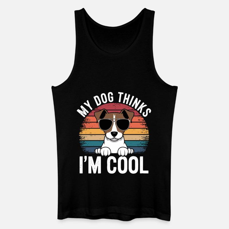 Jack Russell Terrier Besitzer - Männer Bio Tank Top - Schwarz