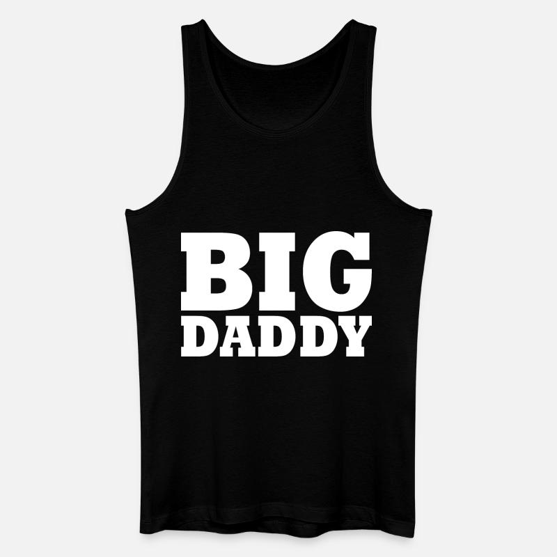 BIG DADDY - Männer Bio Tank Top - Schwarz