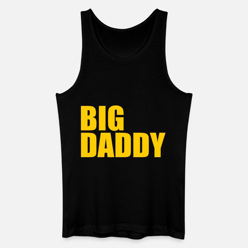 BIG DADDY - Männer Bio Tank Top - Schwarz