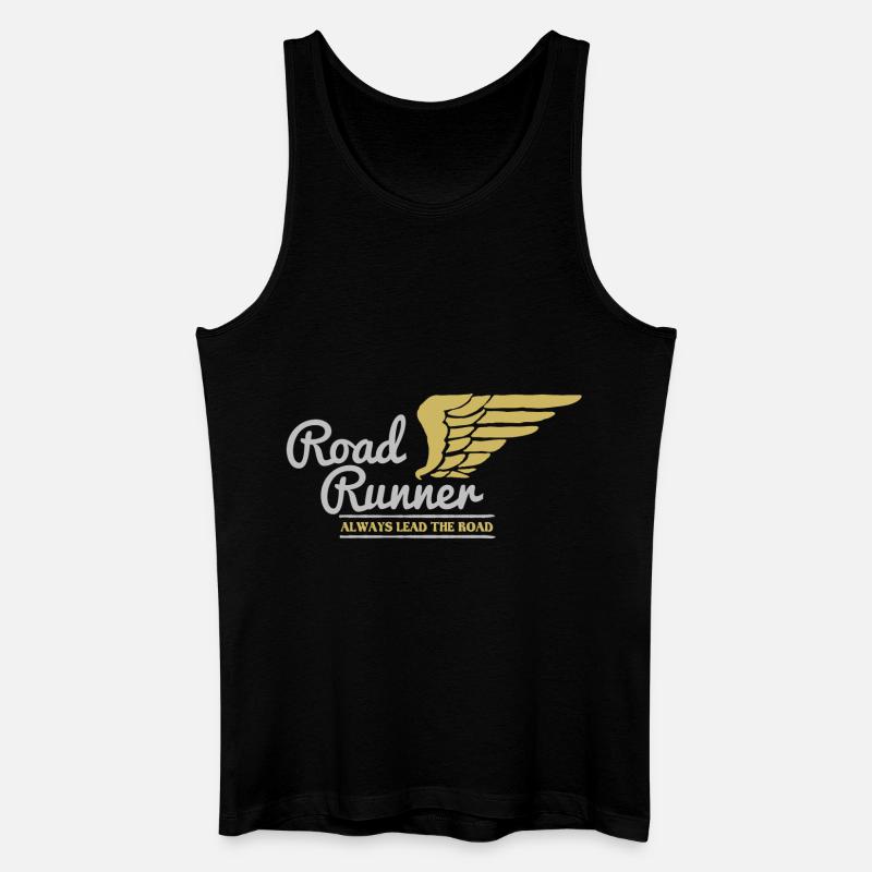 Biker Bild - Männer Bio Tank Top - Schwarz