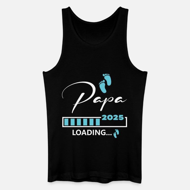 Papa 2025 loading - Men’s Organic Tank Top - black