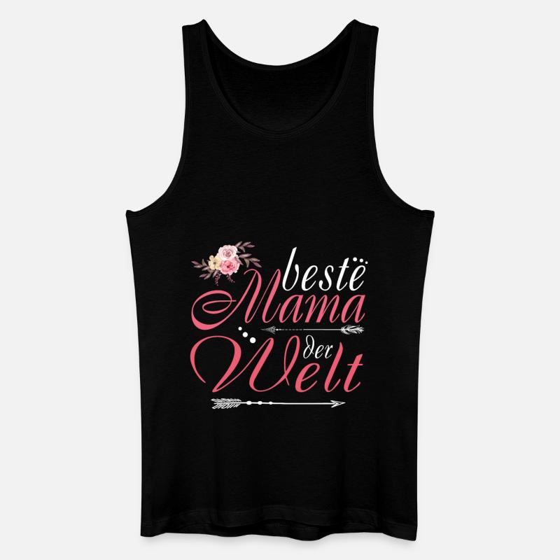 Beste Mama der Welt - Männer Bio Tank Top - Schwarz