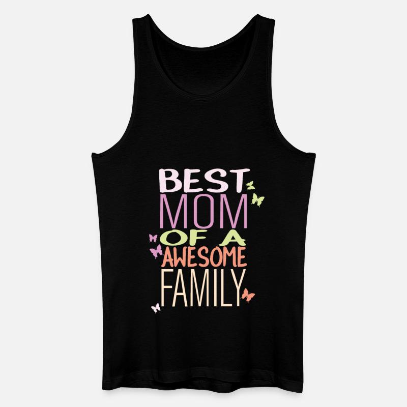 Beste Mama - Männer Bio Tank Top - Schwarz