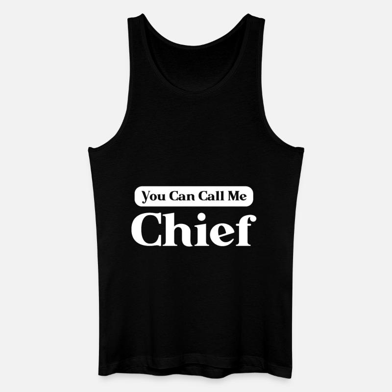 Chefkoch Geschenk Spruch Küchenchef - Männer Bio Tank Top - Schwarz