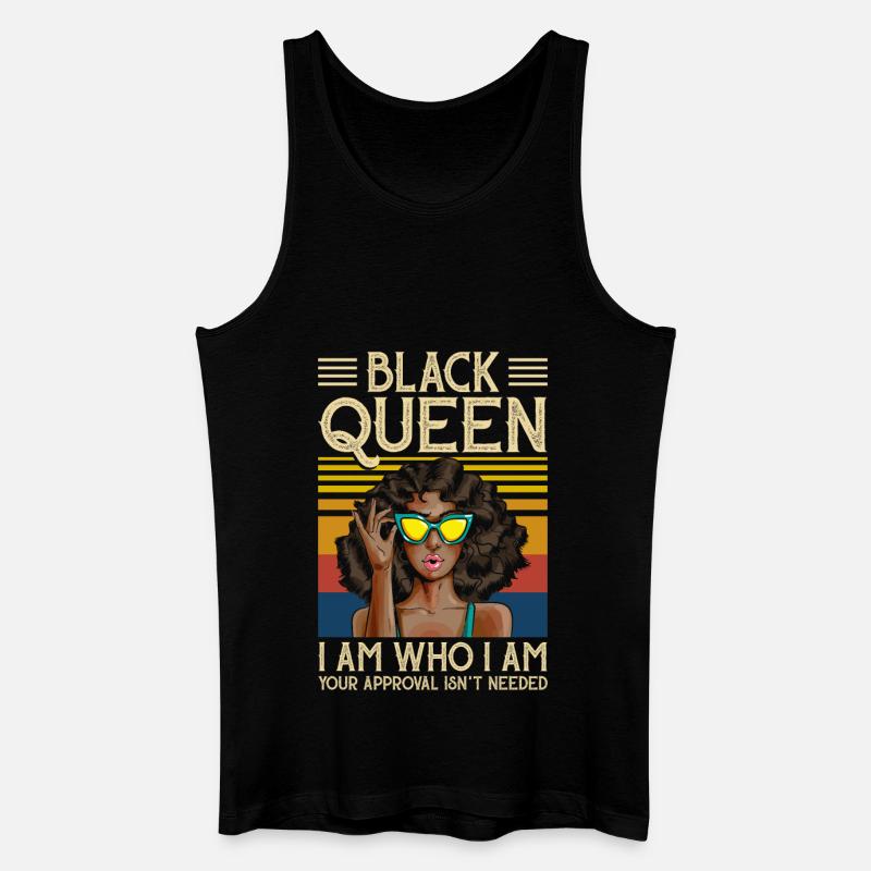 Black Queen - Männer Bio Tank Top - Schwarz