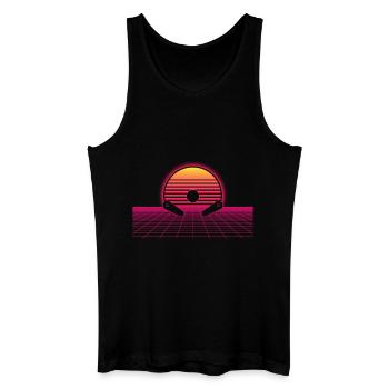 Pinball Flipper - Men’s Organic Tank Top - black - Front