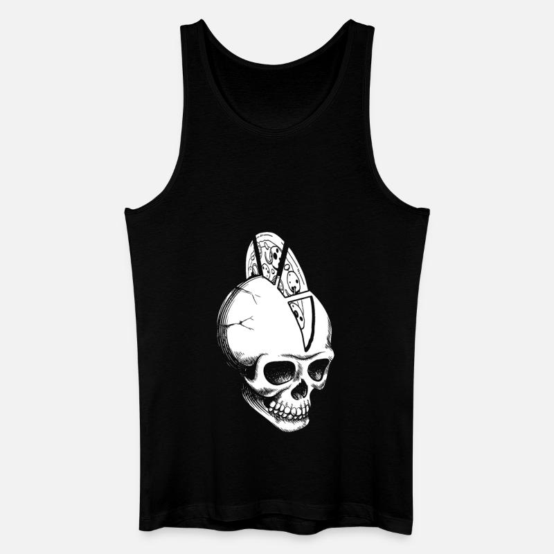 PIzza - Männer Bio Tank Top - Schwarz