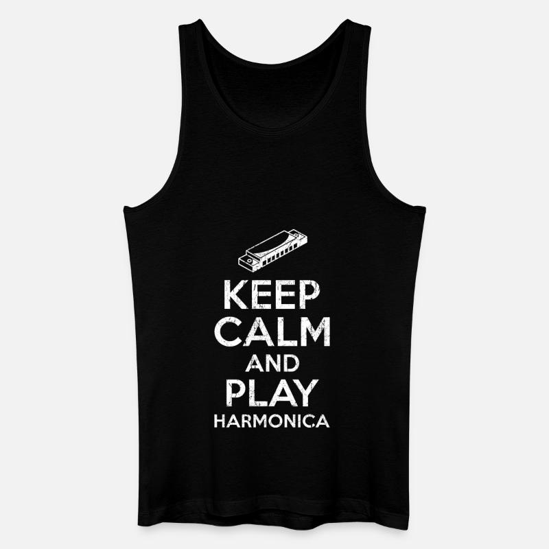Blues Geschenk - Männer Bio Tank Top - Schwarz