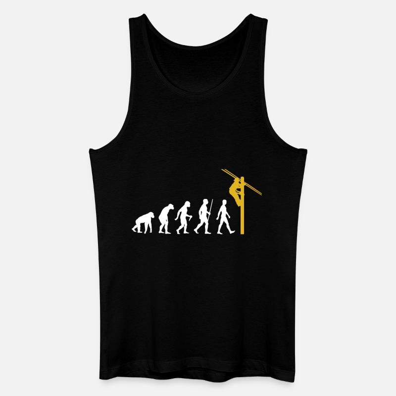 Freileitungsmonteur - Männer Bio Tank Top - Schwarz