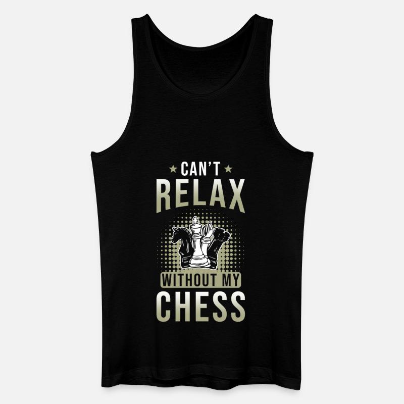 Schach Geschenk - Männer Bio Tank Top - Schwarz