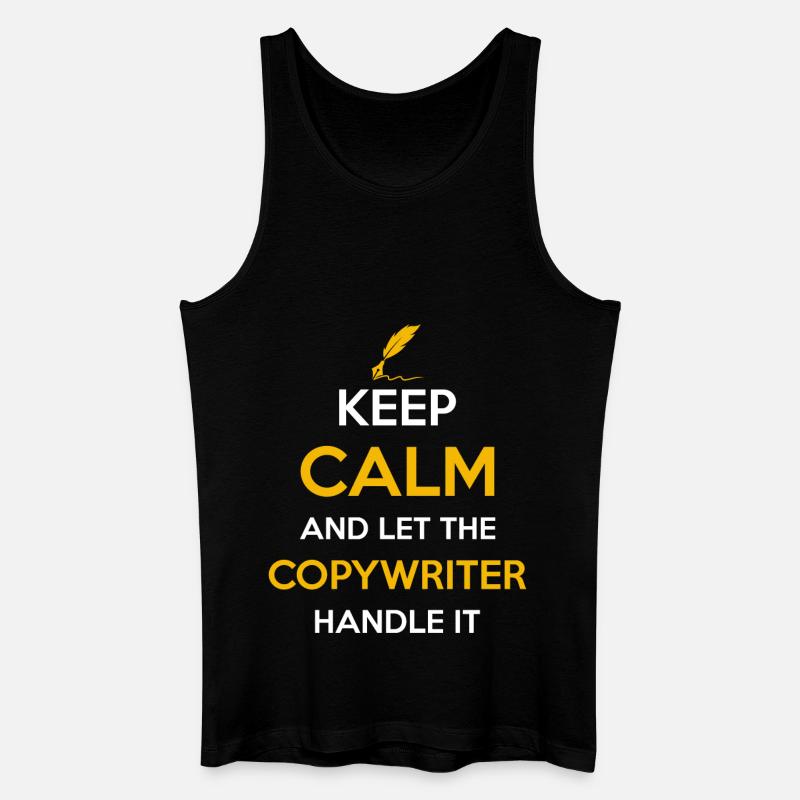 Copywriter Geschenk - Männer Bio Tank Top - Schwarz