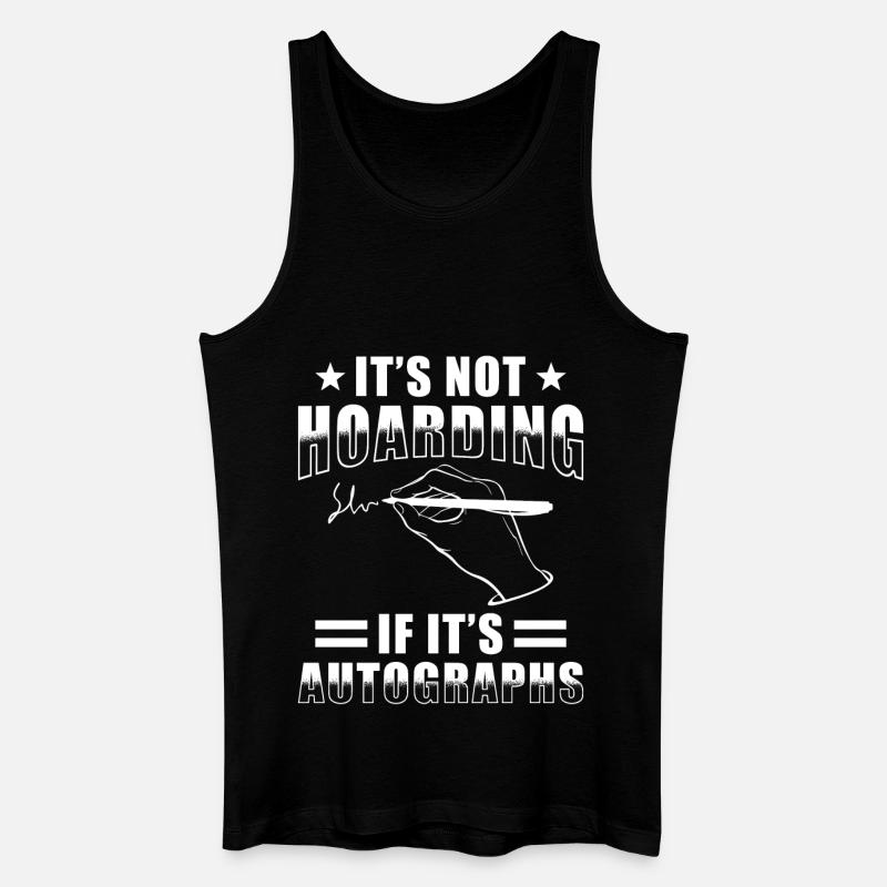Autogrammjäger - Männer Bio Tank Top - Schwarz
