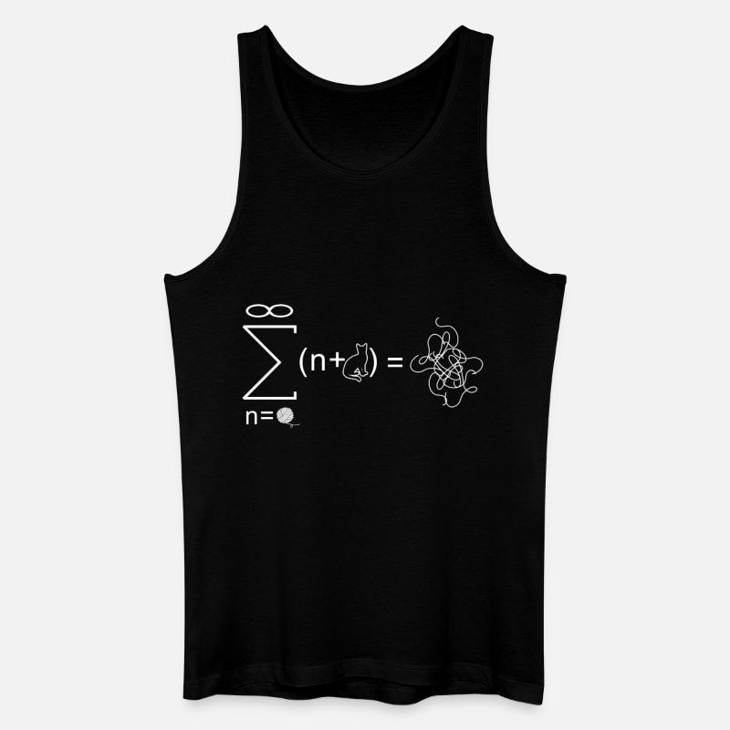Stringtheorie Physiker Physik Geschenk - Männer Bio Tank Top - Schwarz