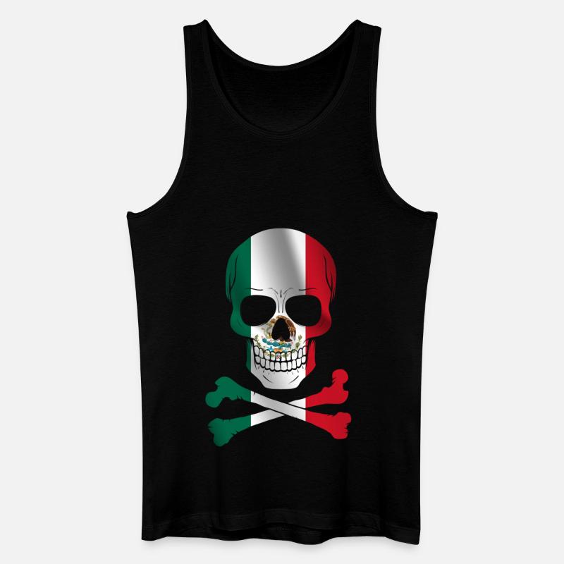 Drapeau du Mexique - Débardeur bio Homme - noir