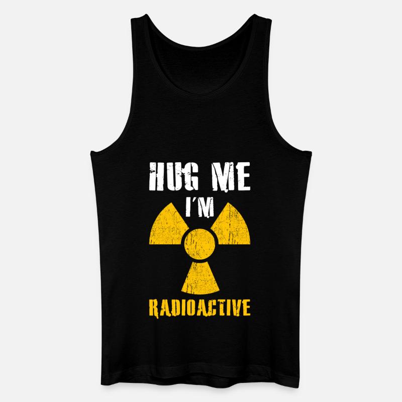 Radioaktiv - Männer Bio Tank Top - Schwarz