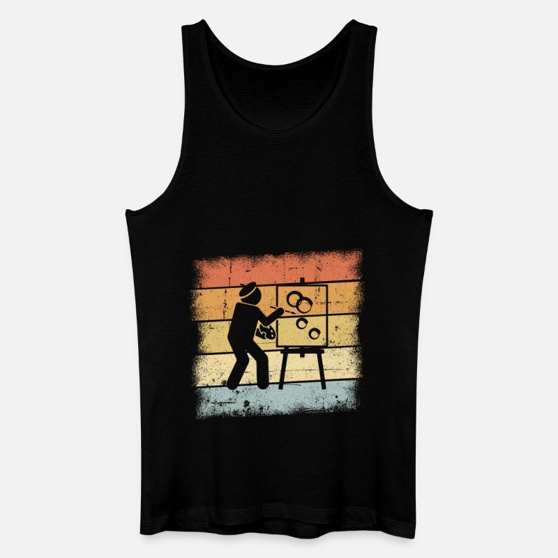 Künstler Geschenk - Männer Bio Tank Top - Schwarz