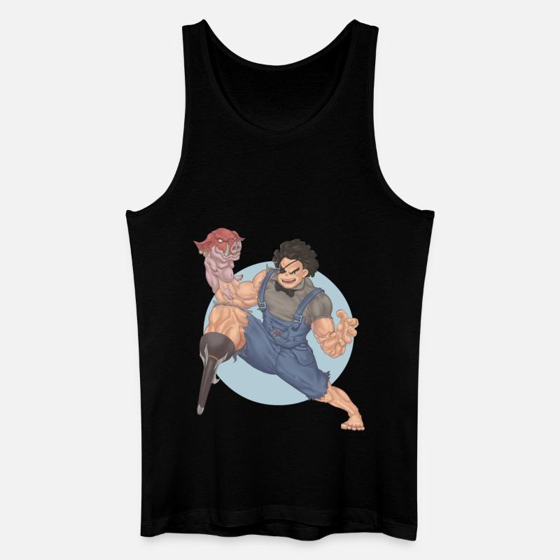 Pigarm Pirate - Männer Bio Tank Top - Schwarz