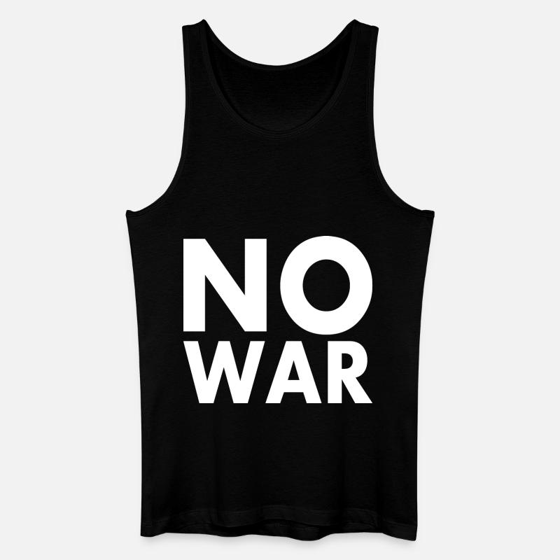 No war - Männer Bio Tank Top - Schwarz