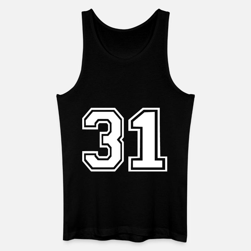31 - Männer Bio Tank Top - Schwarz
