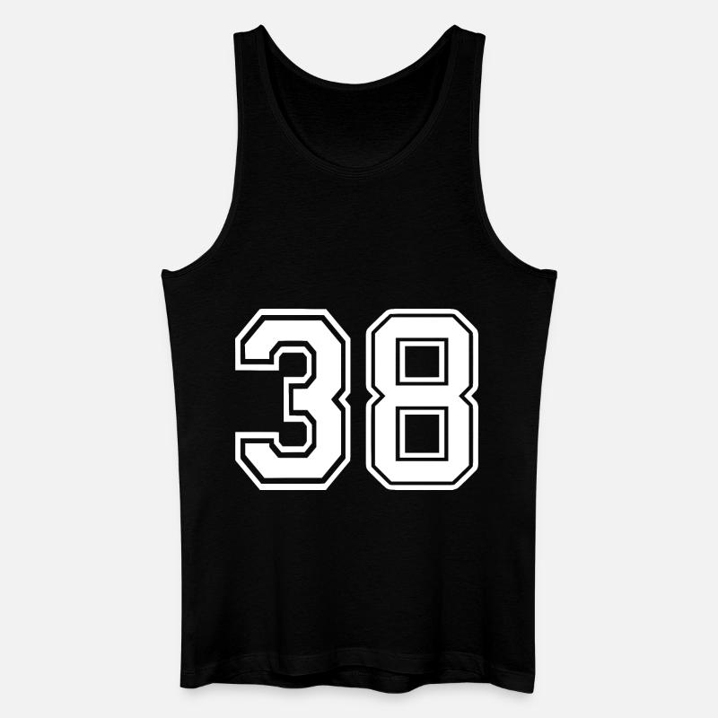 38 - Männer Bio Tank Top - Schwarz