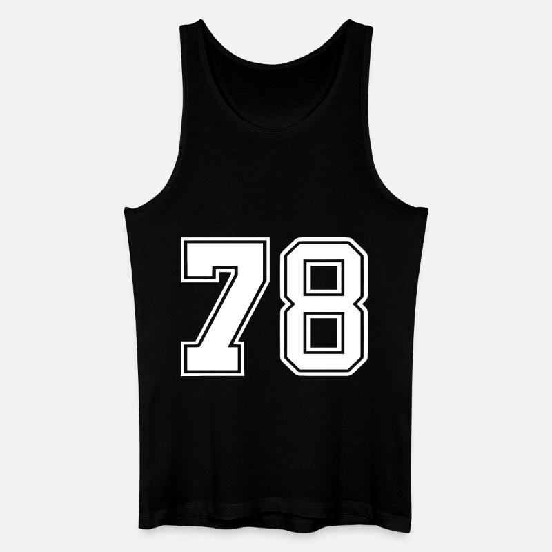 78 - Männer Bio Tank Top - Schwarz