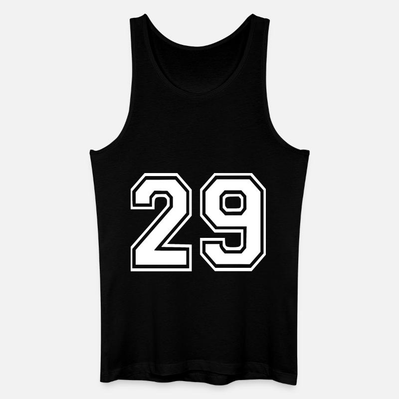 29 - Männer Bio Tank Top - Schwarz