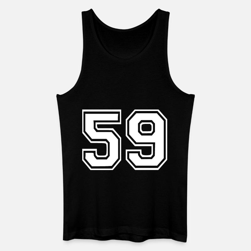 59 - Männer Bio Tank Top - Schwarz