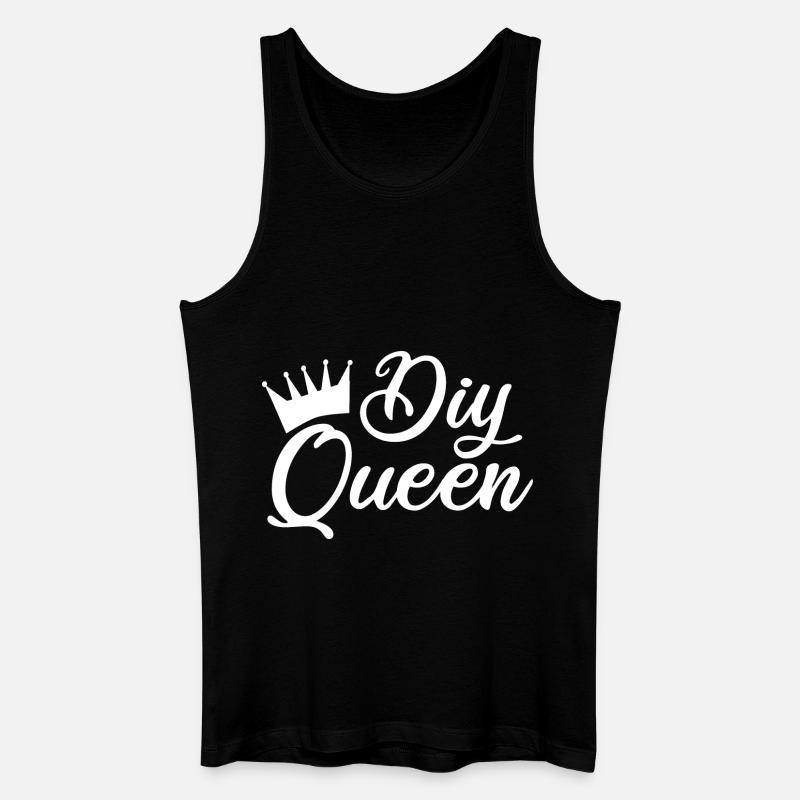 DIY Queen - Männer Bio Tank Top - Schwarz