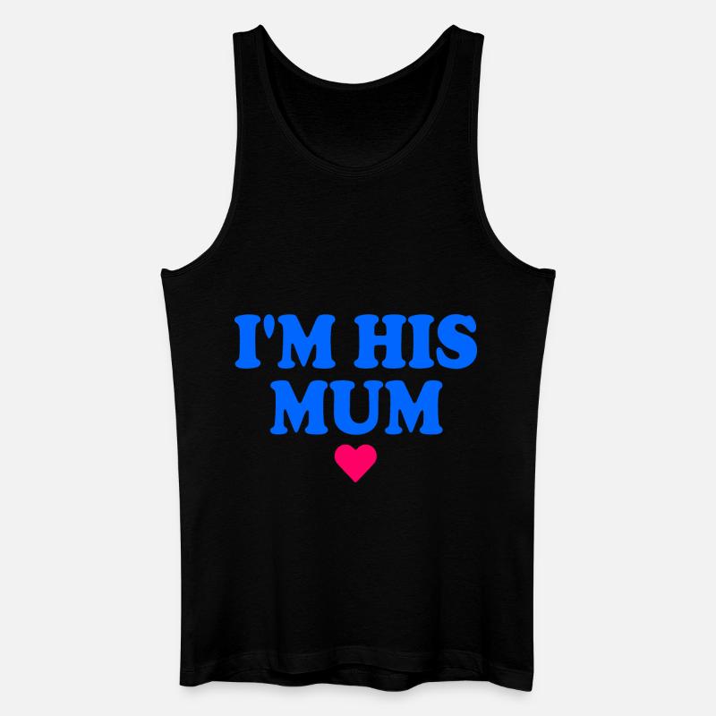 im his mom - Männer Bio Tank Top - Schwarz