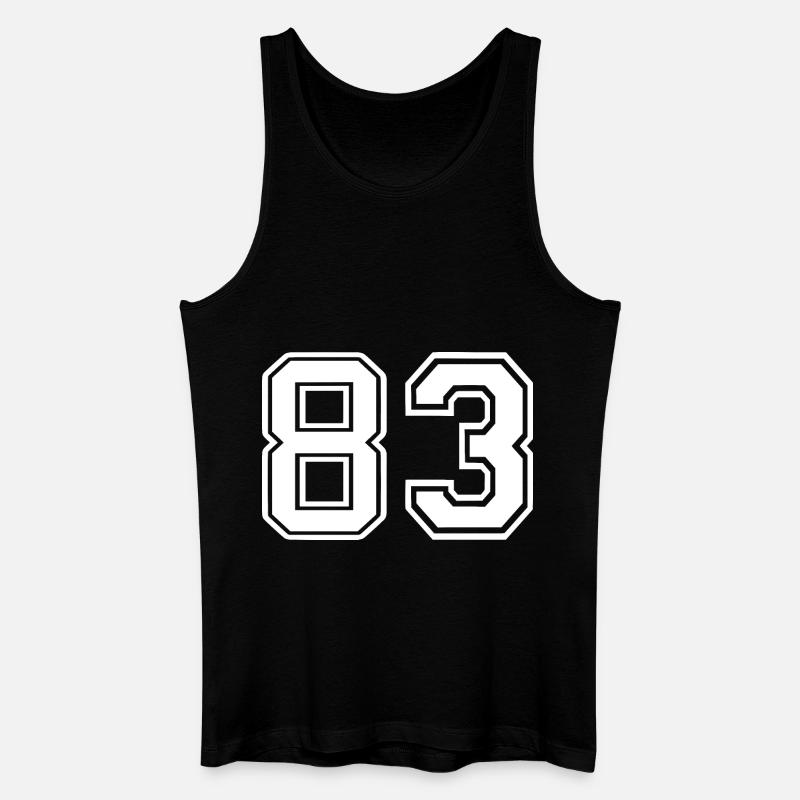 83 - Männer Bio Tank Top - Schwarz