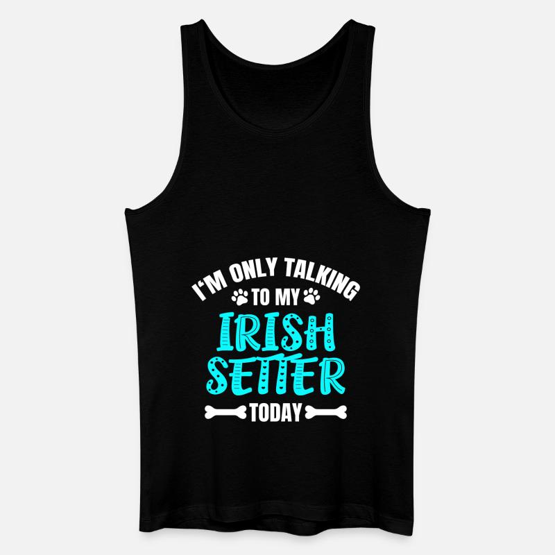 Irish Setter - Männer Bio Tank Top - Schwarz