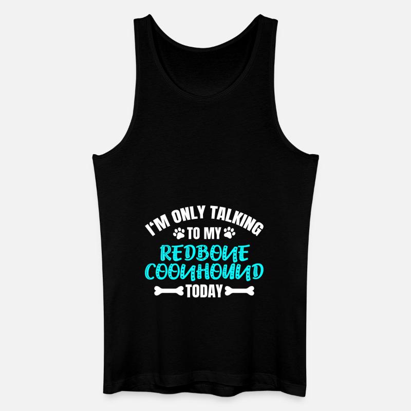 Redbone Coonhound - Männer Bio Tank Top - Schwarz