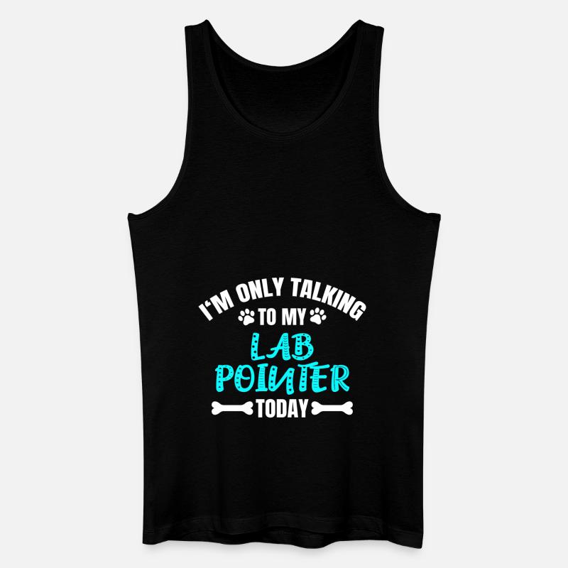 Lab Pointer - Männer Bio Tank Top - Schwarz