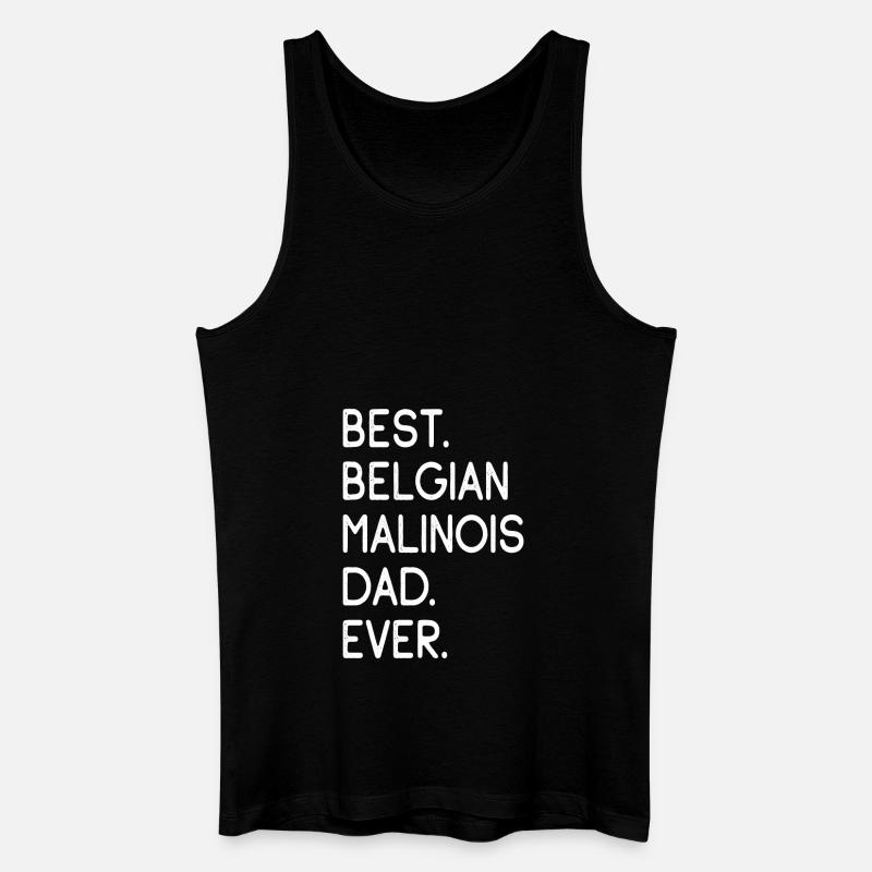 Belgian Malinois - Männer Bio Tank Top - Schwarz