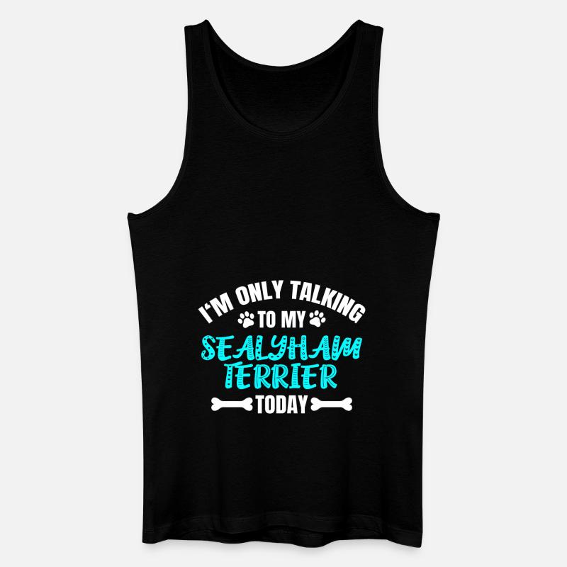 Sealyham Terrier - Männer Bio Tank Top - Schwarz