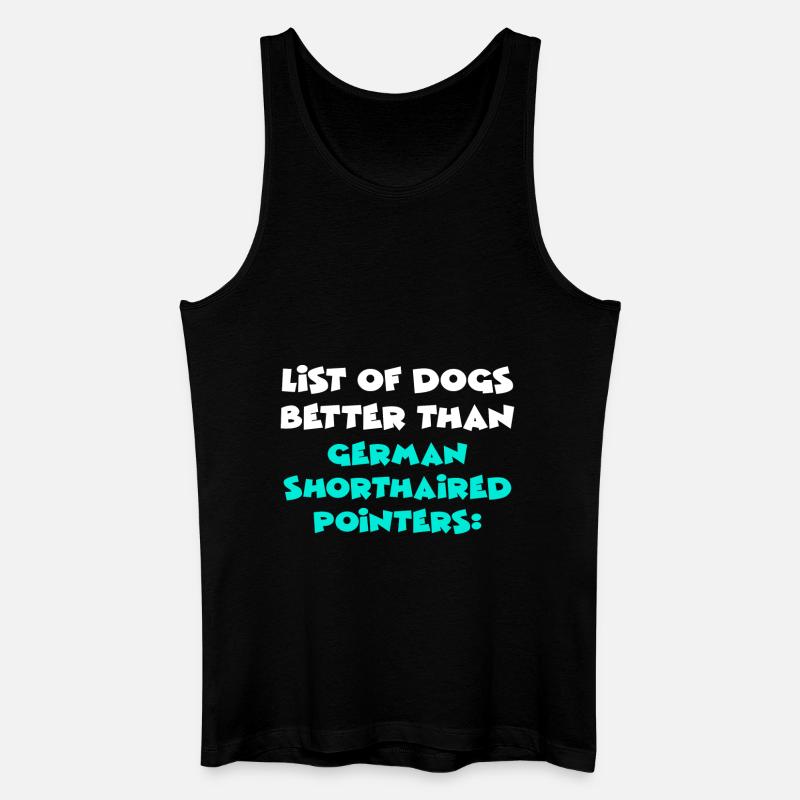 German Shorthaired Pointer - Männer Bio Tank Top - Schwarz