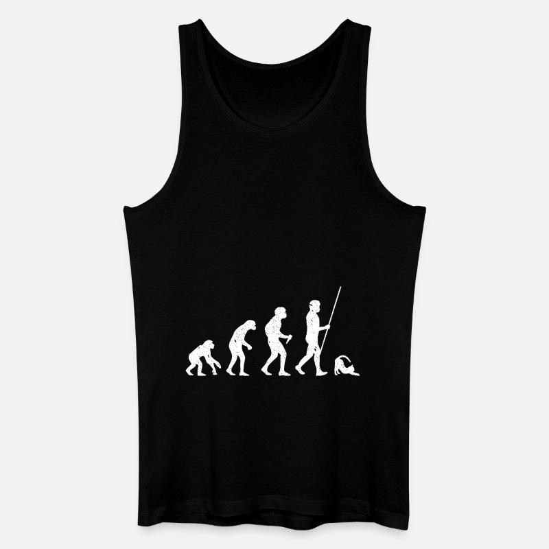 Évolution du chat - Débardeur bio Homme - noir