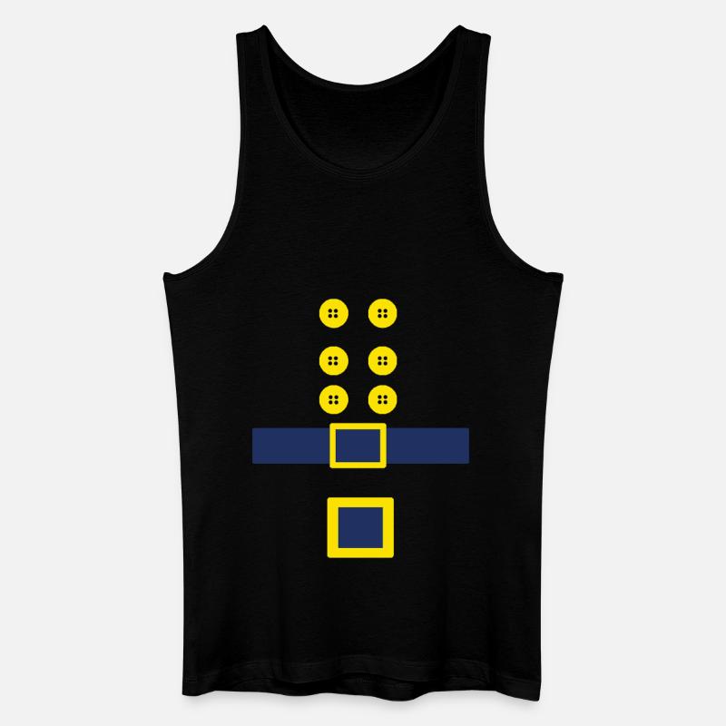 Karneval Kostüm - Männer Bio Tank Top - Schwarz