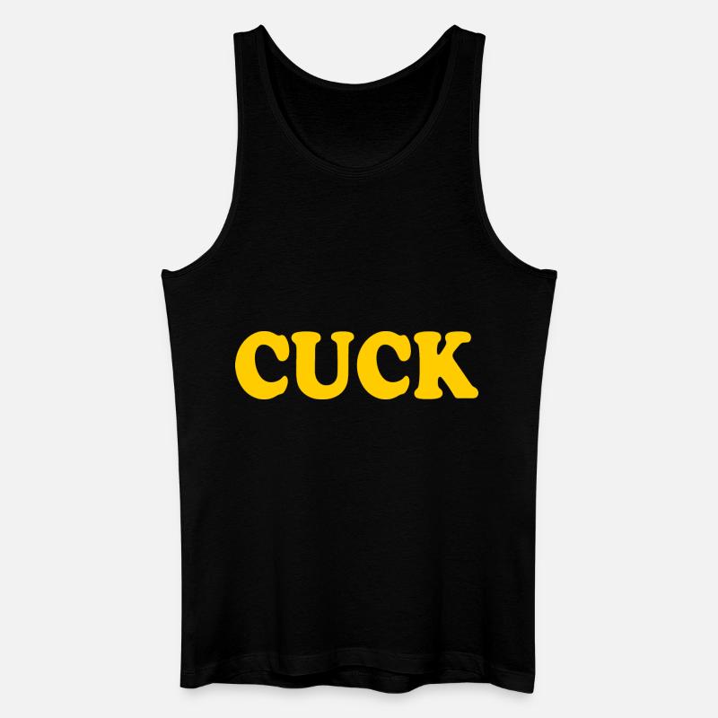 Cuck - Männer Bio Tank Top - Schwarz