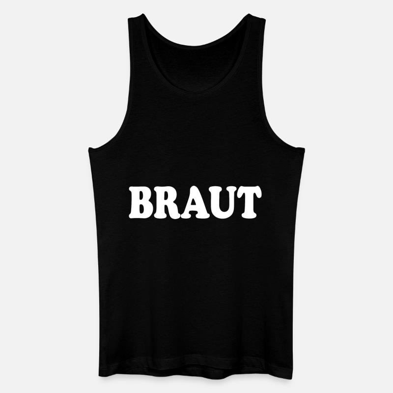 Braut - Männer Bio Tank Top - Schwarz
