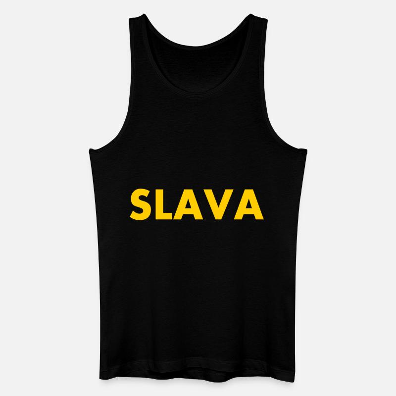 Slava - Männer Bio Tank Top - Schwarz