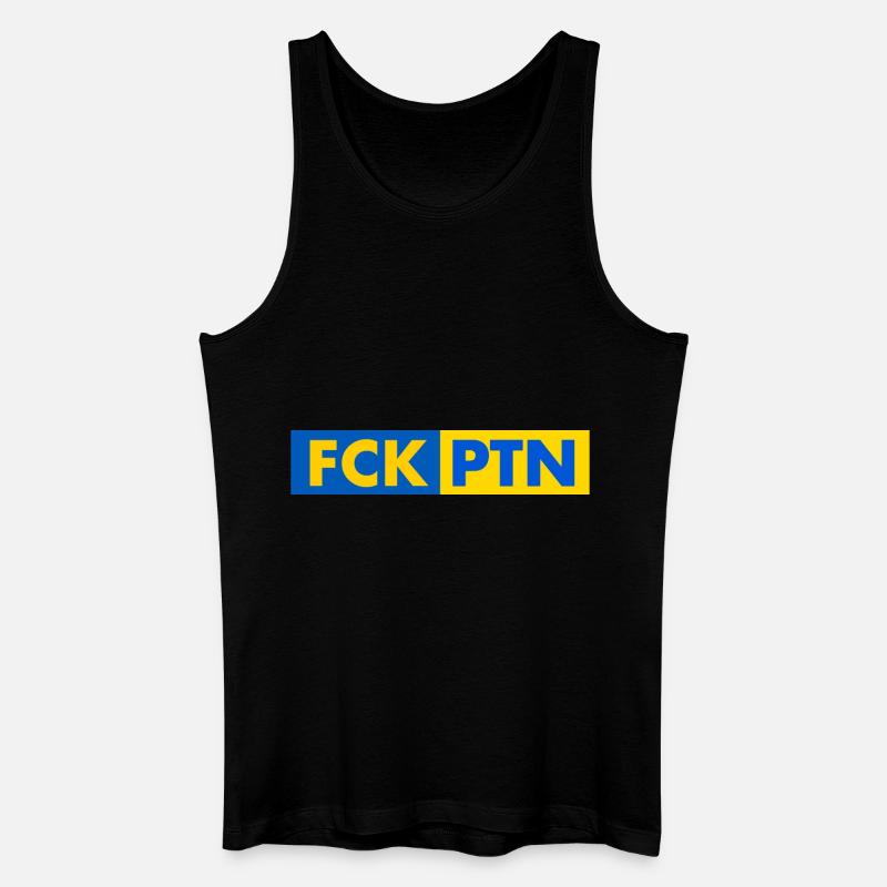Fck ptn - Männer Bio Tank Top - Schwarz