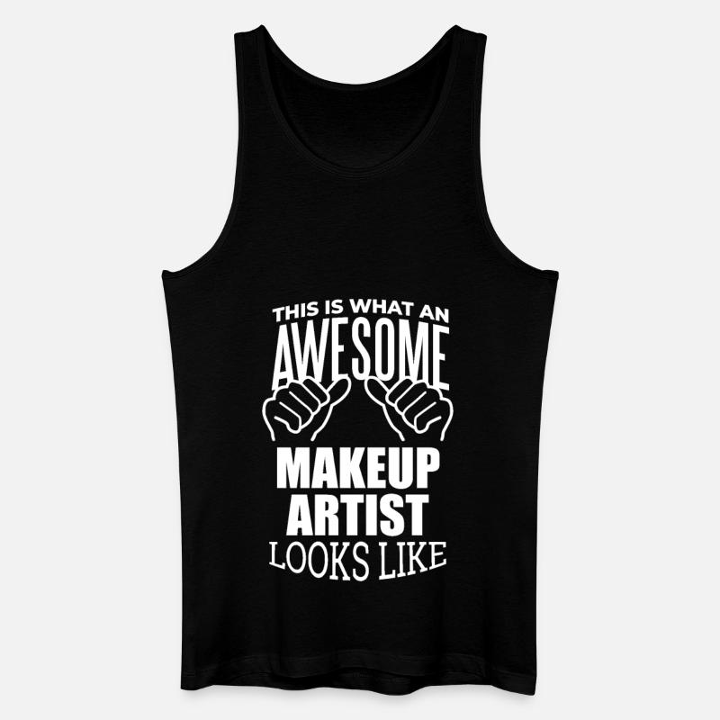 Schminke - Männer Bio Tank Top - Schwarz